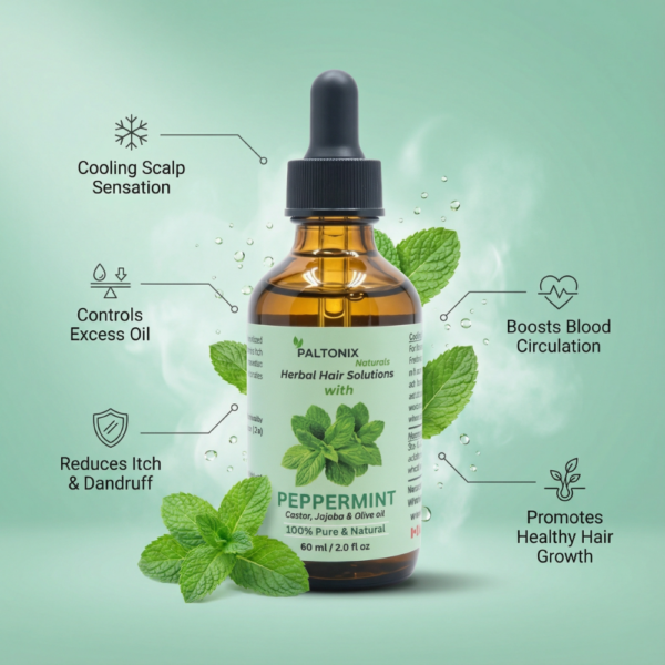 peppermint hair oil