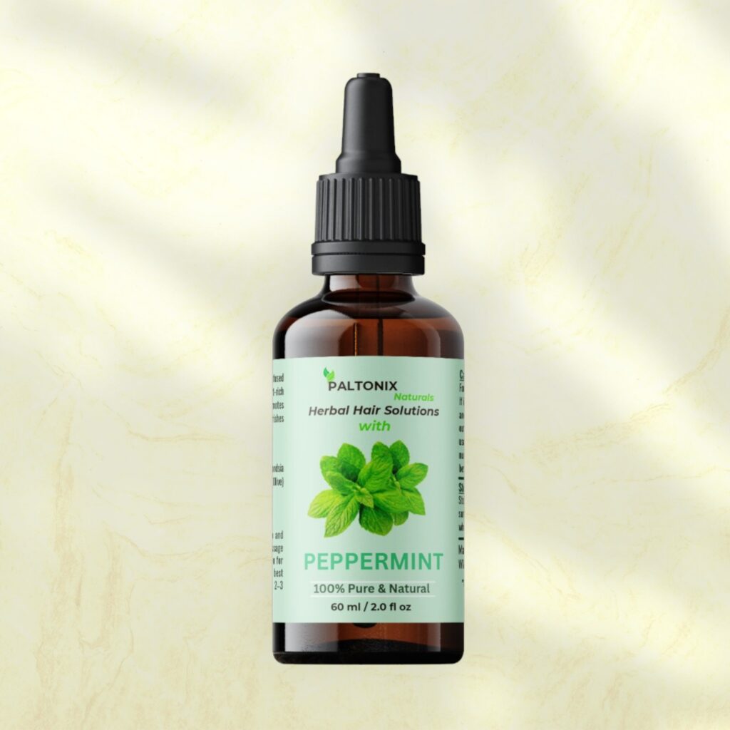 Peppermint hair oil