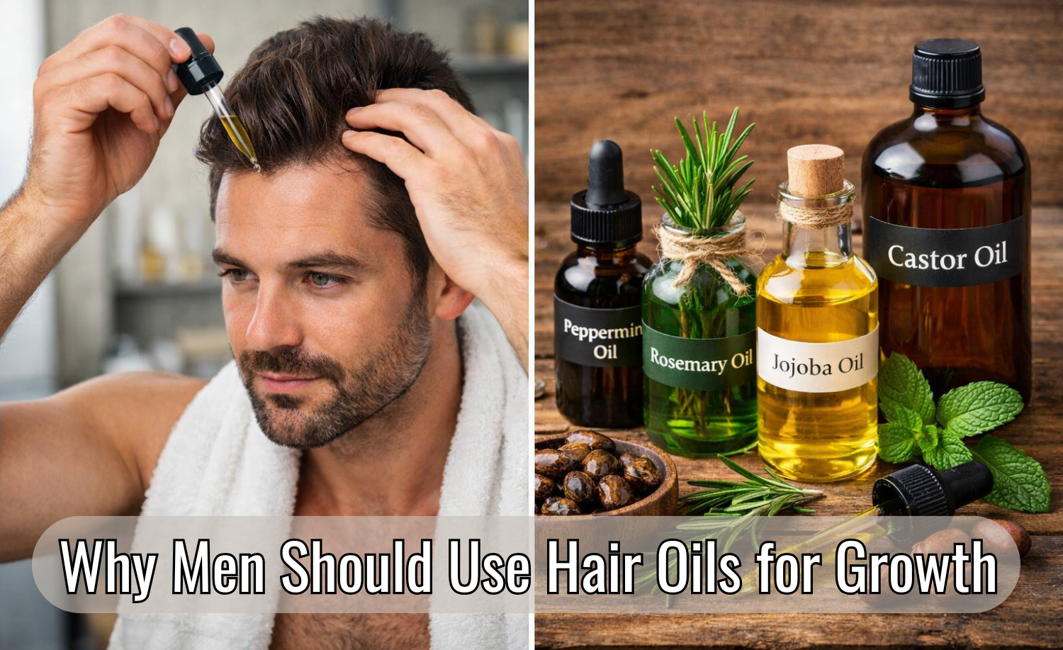 Hair oils for men